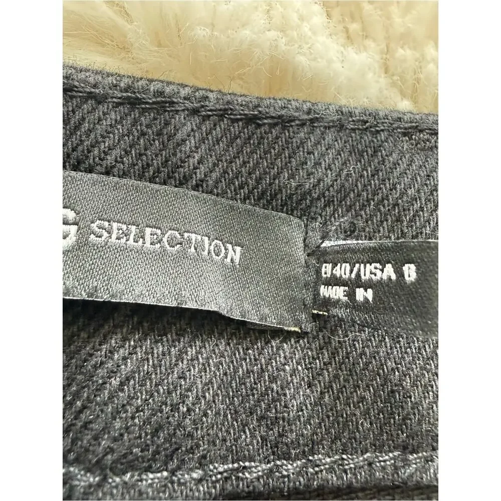 NEW!!! Mango women wide leg jeans with metal studs size 8 US - Picture 9 of 10